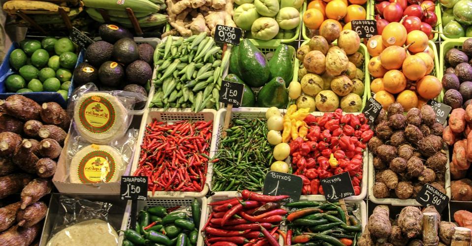 Obst und Gemüse, Supermarkt